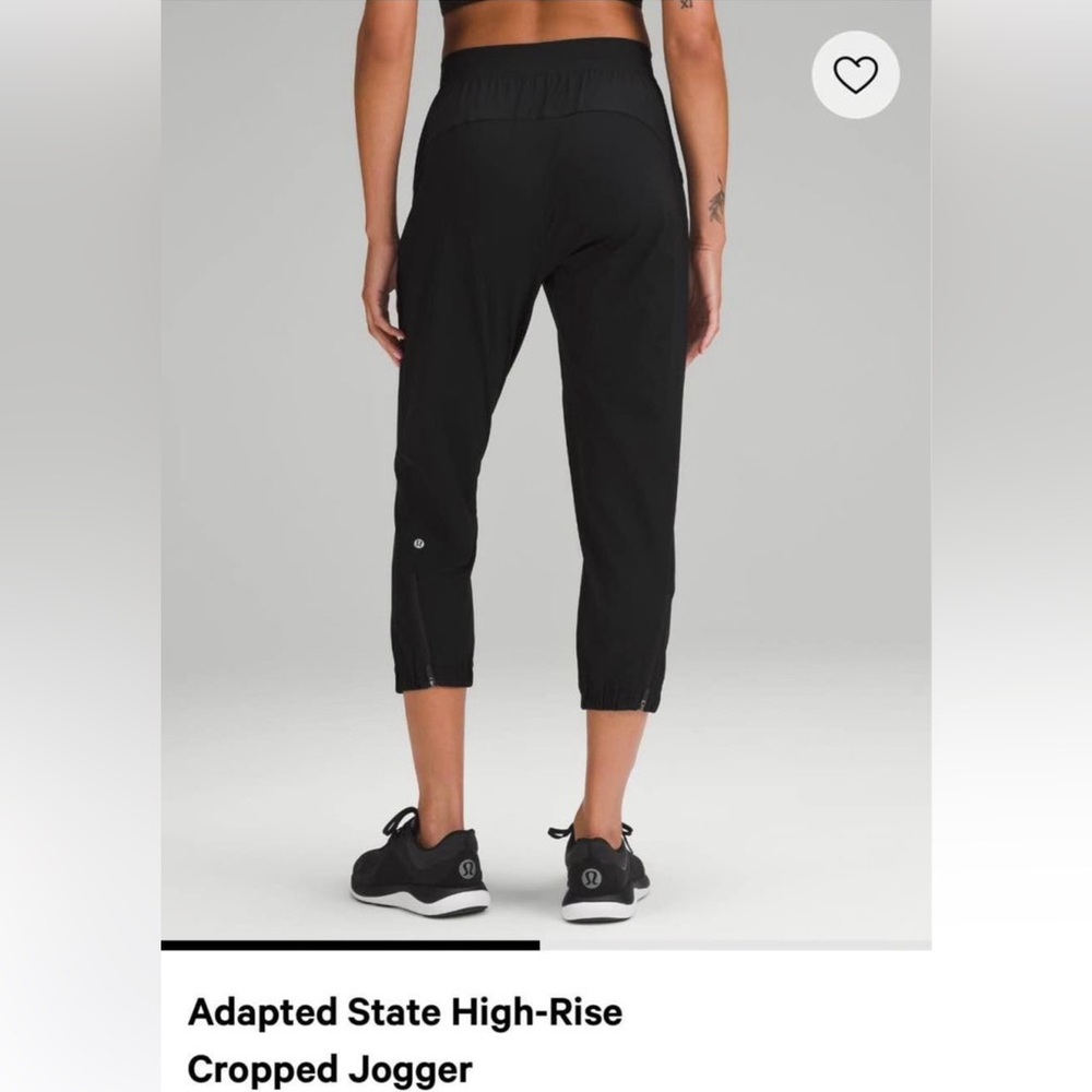 Lululemon size 6 adapted state crop jogger